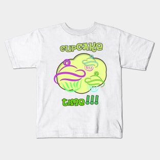 #2 CUPCAKE TIME Kids T-Shirt